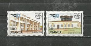 Uganda #1274-1275 Unused HR