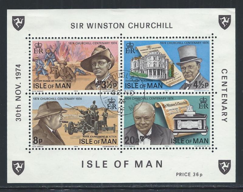 ISLE OF MAN SC# 51a VF/CTO 1974