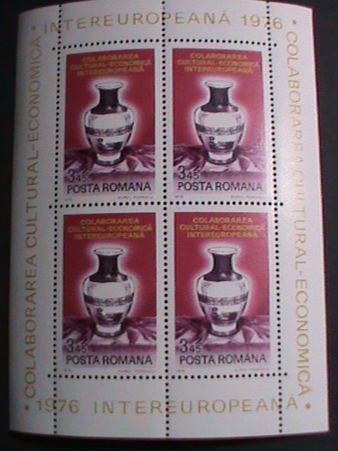 ROMANIA-1976--SC# 2621 INTER EUROPEAN CULTURAL -ECONOMIC  MNH-S/S VERY FINE