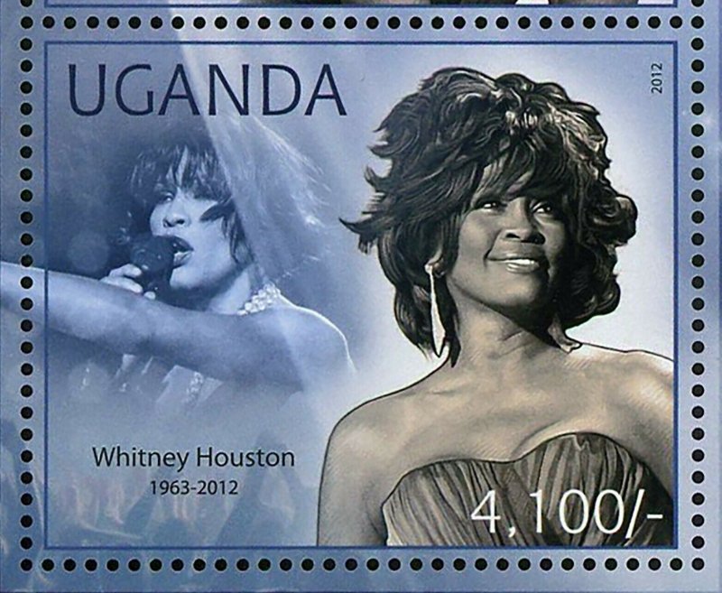 Whitney Houston Stamp Tribute American Singer Music Celebrity S/S MNH #2859-2862