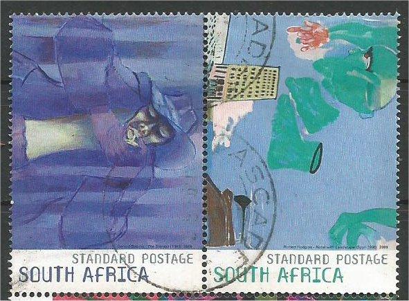 SOUTH AFRICA, 2009, used Std, pair, Constitutional Court Scott