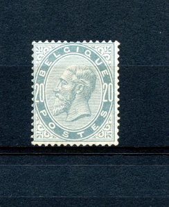 Belgium #46 )B204) King Leopold I, 20c gray, M, H, F,F-VF, CV$175.00