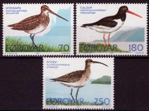 ZAYIX Faroe Islands 28-30 MNH Birds Nature 051023S56M