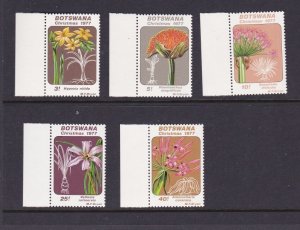 Botswana 1977 Flower Sc 195-197 set MNH