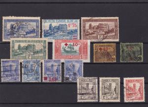 tunisia overprints and red cross  stamps ref r15143