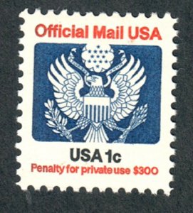 O127 1c Official Mail MNH single