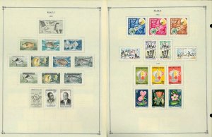 Mali 1960-1994 M & CTO Hinged on Scott International Pages Thru 1999