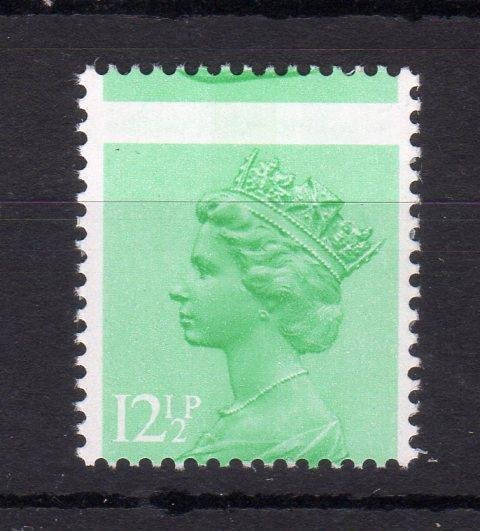 121/2p MACHIN UNMOUNTED MINT + PERFORATION SHIFT