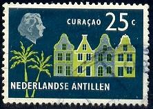 Old Buildings, Curacao, Netherlands Antilles SC#249 used