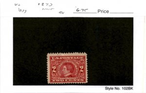 United States Postage Stamp, #370 Mint Hinged, 1909 Seward (AJ)