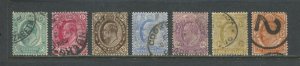 Cape of Good Hope KEVII 1902-04 various values to 5/ used