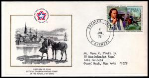 Chad C181 US Bicentennial Typed FDC