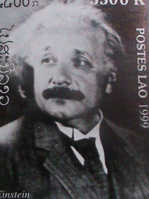 LAOS-1999 FAMOUS SCIENTIST EINSTEIN - MNH S/S VERY FINE WE SHIP TO WORLD WIDE.