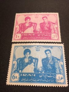 Iran stamp 1186-1187 mint hinged