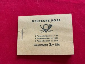 Deutsche Post complete book of German postage stamps 1953-59