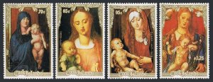 Cook Isl 1002-1005 sheets/12, MNH. Christmas 1988. Paintings by Albrecht Durer.