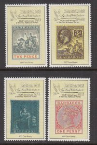 Barbados 777-780 Christmas MNH VF