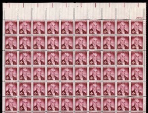 1138 Ephraim McDowell Sheet of 70 4¢ Stamps MNH 1959 