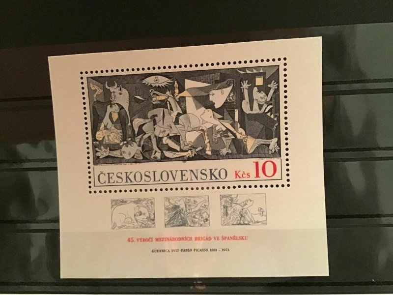 Czechoslovakia Picasso mint never hinged  stamp sheet R21928