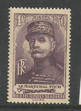 FRANCE B98 MINT HINGED MARSHAL FERDINAND FOCH