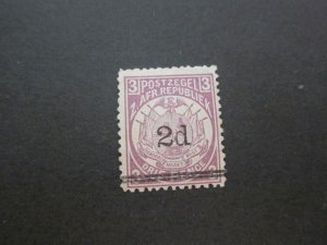 Transvaal 1887 Sc 141 MH