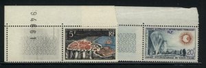 France T.A.A.F. MNH Scott # 23-24