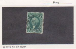 3c Foreign Exchange Scott # R16c US Revenue Stamp1864 CXL  First Issue 1862-71