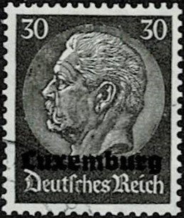 1940 Luxembourg Occupation Stamp Scott Catalog Number N11 Used