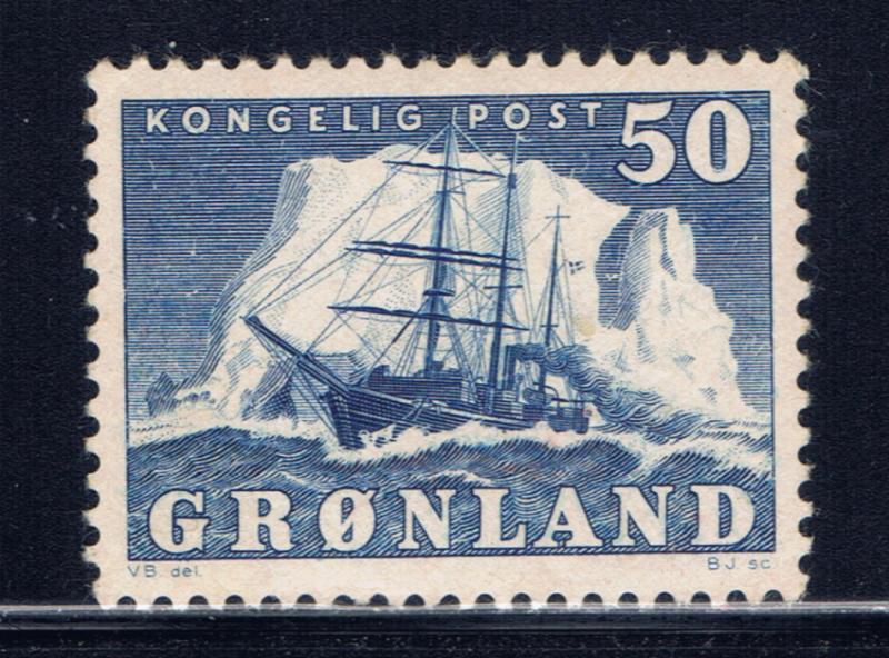 Greenland 35 MH 1950 issue