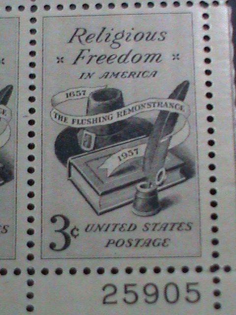 ​UNITED STATES-1957-SC#1099-ROTARY PRESS PRINTING MNH -BLOCK OF 4 VERY FINE