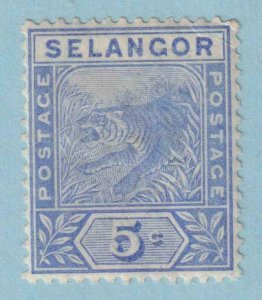 MALAYA - SELANGOR 27  MINT HINGED OG * TIGER - NO FAULTS EXTRA FINE! - MZW