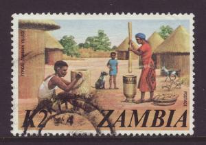 1975 Zambia K2 Village Scene Used