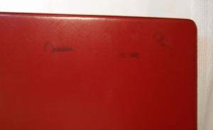 Cover ALBUM red holds 90 standard #6, 23 ring binder, clear pages