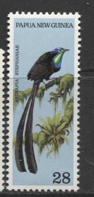 Papua New Guinea - Scott 368 -Birds of Paradise -1973 - MNH- Single 28c Stamp