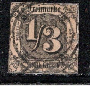 German States Thurn & Taxis Scott # 2, used