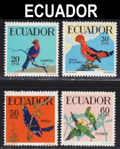 Ecuador Scott 645-48 complete set F to VF mint OG NH.  FREE...