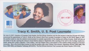 6° Cachets 5171 Tracy K. Smith Pulitzer Winner and U.S. Poet Laureate 