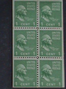 UNITED STATES STAMP:1938-SC# 804- GEORGE WASHINGTON VERY OLD BOOKLET OF 24