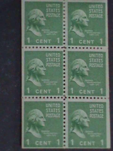 UNITED STATES STAMP:1938-SC# 804- GEORGE WASHINGTON VERY OLD BOOKLET OF 24