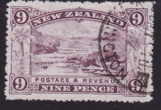 NEW ZEALAND 1898 9d fiscally used.........................................7852