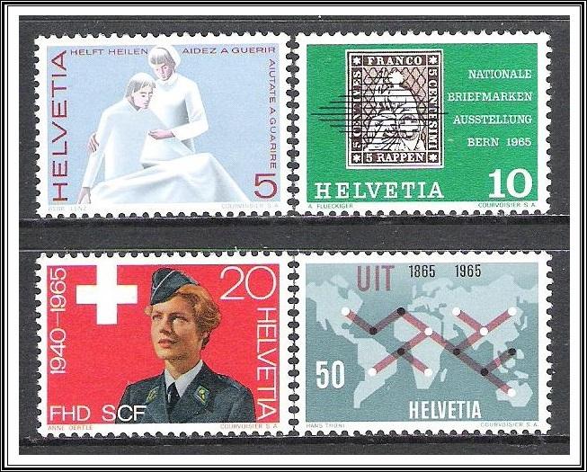 Switzerland #462-465 Anniversaries & Events MNH