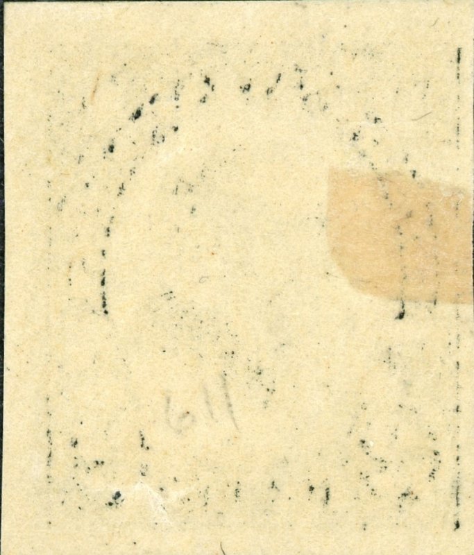 #611 – 1923 2c Harding, black, imperforate.  MH. OG.
