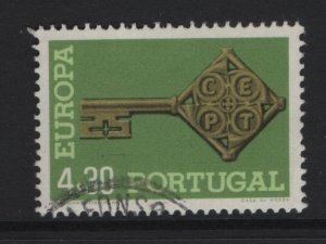 Portugal  #1021  cancelled  1968   Europa  4.30e