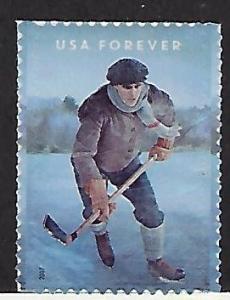 Catalog #5253 Single Stamp History of Ice Hockey USA and Canada