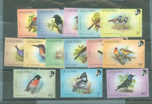 Lesotho #618-32 Mint (NH) Single (Complete Set) (Bird)