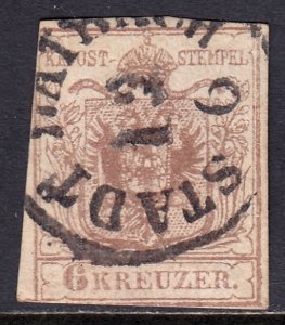 Austria - Scott #4 - Used - 3 margins - SCV $6.50