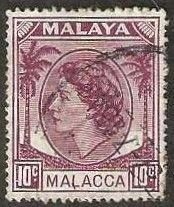 Malacca  Sc. 35  used.  1954.  (M623)