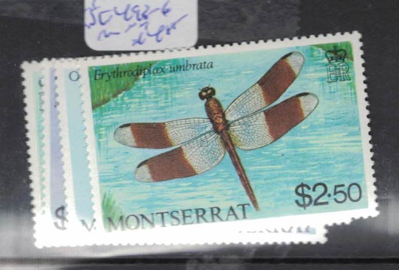 Montserrat Insect SC 493-6 MNH (10dpn)