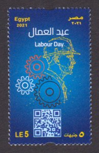 EGYPT - 2021 LABOUR DAY - 1V MINT NH