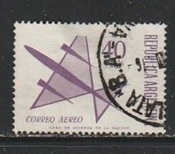 1969 Argentina - Sc C123 - used VF - 1 single - Symbolic Plane